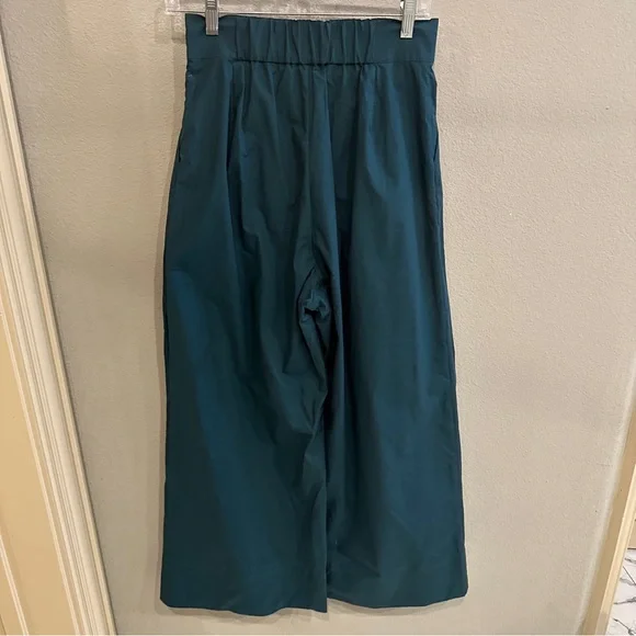Rachel Comey Coxsone Pant Dark Juniper Green Organic Cotton Wide Leg Size 4 - Picture 2 of 12